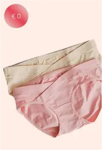 2 páry bezešvých kalhotek pro těhotné, hebké a prodyšné